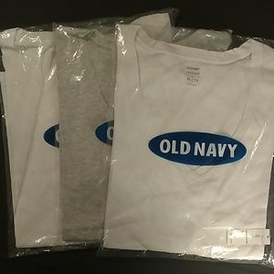 3 NIP NWT old navy relaxed v-neck tees